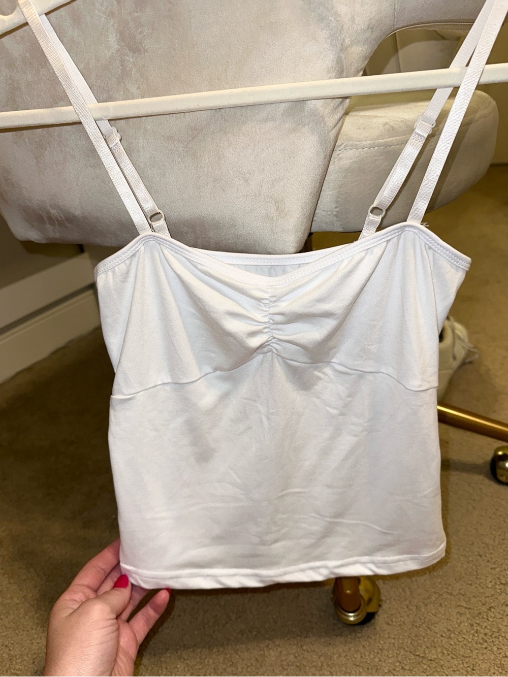White Women's Cami Tank Top